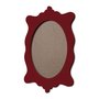 Moldura Provençal Colorida Oval em MDF 6mm Para Quadros Decorativos Com Fundo MDF