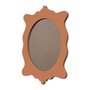 Moldura Provençal Colorida Oval em MDF 6mm Para Quadros Decorativos Com Fundo MDF