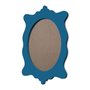 Moldura Provençal Colorida Oval em MDF 6mm Para Quadros Decorativos Com Fundo MDF