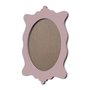 Moldura Provençal Colorida Oval em MDF 6mm Para Quadros Decorativos Com Fundo MDF