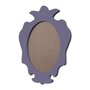 Moldura Provençal Colorida Oval em MDF 6mm Para Quadros Decorativos Com Fundo MDF