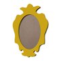 Moldura Provençal Colorida Oval em MDF 6mm Para Quadros Decorativos Com Fundo MDF