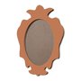 Moldura Provençal Colorida Oval em MDF 6mm Para Quadros Decorativos Com Fundo MDF