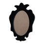 Moldura Provençal Colorida Oval em MDF 6mm Para Quadros Decorativos Com Fundo MDF