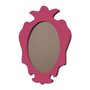 Moldura Provençal Colorida Oval em MDF 6mm Para Quadros Decorativos Com Fundo MDF