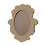 Moldura Provençal Colorida Oval em MDF 6mm Para Quadros Decorativos Com Fundo MDF