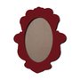 Moldura Provençal Colorida Oval em MDF 6mm Para Quadros Decorativos Com Fundo MDF