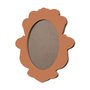 Moldura Provençal Colorida Oval em MDF 6mm Para Quadros Decorativos Com Fundo MDF