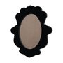 Moldura Provençal Colorida Oval em MDF 6mm Para Quadros Decorativos Com Fundo MDF