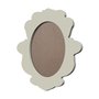 Moldura Provençal Colorida Oval em MDF 6mm Para Quadros Decorativos Com Fundo MDF