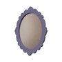 Moldura Provençal Colorida Oval Em MDF 6mm Para Quadros Decorativos Com Fundo MDF e PVC Antirreflexo