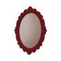 Moldura Provençal Colorida Oval Em MDF 6mm Para Quadros Decorativos Com Fundo MDF e PVC Antirreflexo