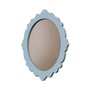 Moldura Provençal Colorida Oval Em MDF 6mm Para Quadros Decorativos Com Fundo MDF e PVC Antirreflexo