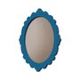 Moldura Provençal Colorida Oval Em MDF 6mm Para Quadros Decorativos Com Fundo MDF e PVC Antirreflexo