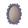 Moldura Provençal Colorida Oval Em MDF 6mm Para Quadros Decorativos Com Fundo MDF e PVC Antirreflexo