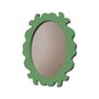 Moldura Provençal Colorida Oval Em MDF 6mm Para Quadros Decorativos Com Fundo MDF e PVC Antirreflexo