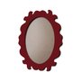 Moldura Provençal Colorida Oval Em MDF 6mm Para Quadros Decorativos Com Fundo MDF e PVC Antirreflexo