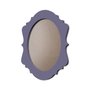 Moldura Provençal Colorida Oval Em MDF 6mm Para Quadros Decorativos Com Fundo MDF e PVC Antirreflexo