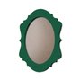 Moldura Provençal Colorida Oval Em MDF 6mm Para Quadros Decorativos Com Fundo MDF e PVC Antirreflexo