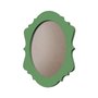 Moldura Provençal Colorida Oval Em MDF 6mm Para Quadros Decorativos Com Fundo MDF e PVC Antirreflexo