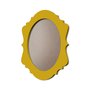 Moldura Provençal Colorida Oval Em MDF 6mm Para Quadros Decorativos Com Fundo MDF e PVC Antirreflexo