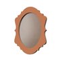 Moldura Provençal Colorida Oval Em MDF 6mm Para Quadros Decorativos Com Fundo MDF e PVC Antirreflexo