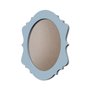 Moldura Provençal Colorida Oval Em MDF 6mm Para Quadros Decorativos Com Fundo MDF e PVC Antirreflexo