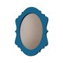 Moldura Provençal Colorida Oval Em MDF 6mm Para Quadros Decorativos Com Fundo MDF e PVC Antirreflexo