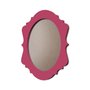 Moldura Provençal Colorida Oval Em MDF 6mm Para Quadros Decorativos Com Fundo MDF e PVC Antirreflexo