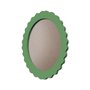 Moldura Provençal Colorida Oval Em MDF 6mm Para Quadros Decorativos Com Fundo MDF e PVC Antirreflexo
