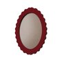 Moldura Provençal Colorida Oval Em MDF 6mm Para Quadros Decorativos Com Fundo MDF e PVC Antirreflexo