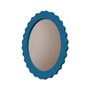 Moldura Provençal Colorida Oval Em MDF 6mm Para Quadros Decorativos Com Fundo MDF e PVC Antirreflexo
