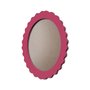 Moldura Provençal Colorida Oval Em MDF 6mm Para Quadros Decorativos Com Fundo MDF e PVC Antirreflexo
