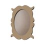 Moldura Provençal Colorida Oval Em MDF 6mm Para Quadros Decorativos Com Fundo MDF e PVC Antirreflexo