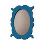 Moldura Provençal Colorida Oval Em MDF 6mm Para Quadros Decorativos Com Fundo MDF e PVC Antirreflexo