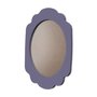 Moldura Provençal Colorida Oval Em MDF 6mm Para Quadros Decorativos Com Fundo MDF e PVC Antirreflexo