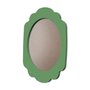 Moldura Provençal Colorida Oval Em MDF 6mm Para Quadros Decorativos Com Fundo MDF e PVC Antirreflexo
