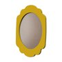 Moldura Provençal Colorida Oval Em MDF 6mm Para Quadros Decorativos Com Fundo MDF e PVC Antirreflexo