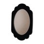 Moldura Provençal Colorida Oval Em MDF 6mm Para Quadros Decorativos Com Fundo MDF e PVC Antirreflexo