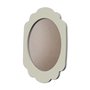 Moldura Provençal Colorida Oval Em MDF 6mm Para Quadros Decorativos Com Fundo MDF e PVC Antirreflexo