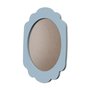 Moldura Provençal Colorida Oval Em MDF 6mm Para Quadros Decorativos Com Fundo MDF e PVC Antirreflexo