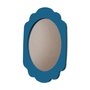 Moldura Provençal Colorida Oval Em MDF 6mm Para Quadros Decorativos Com Fundo MDF e PVC Antirreflexo