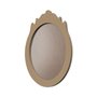 Moldura Provençal Colorida Oval Em MDF 6mm Para Quadros Decorativos Com Fundo MDF e PVC Antirreflexo