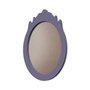 Moldura Provençal Colorida Oval Em MDF 6mm Para Quadros Decorativos Com Fundo MDF e PVC Antirreflexo