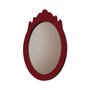 Moldura Provençal Colorida Oval Em MDF 6mm Para Quadros Decorativos Com Fundo MDF e PVC Antirreflexo