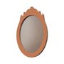 Moldura Provençal Colorida Oval Em MDF 6mm Para Quadros Decorativos Com Fundo MDF e PVC Antirreflexo