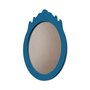 Moldura Provençal Colorida Oval Em MDF 6mm Para Quadros Decorativos Com Fundo MDF e PVC Antirreflexo