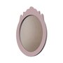 Moldura Provençal Colorida Oval Em MDF 6mm Para Quadros Decorativos Com Fundo MDF e PVC Antirreflexo