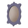 Moldura Provençal Colorida Oval Em MDF 6mm Para Quadros Decorativos Com Fundo MDF e PVC Antirreflexo