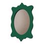 Moldura Provençal Colorida Oval Em MDF 6mm Para Quadros Decorativos Com Fundo MDF e PVC Antirreflexo